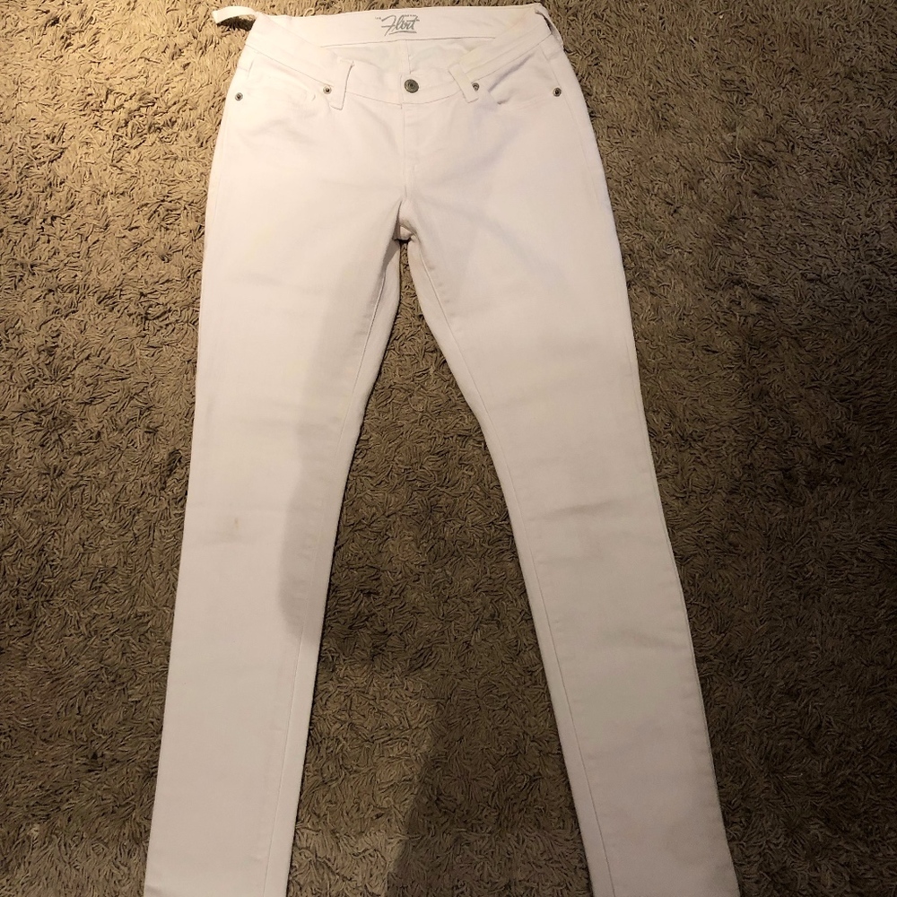 white jeans